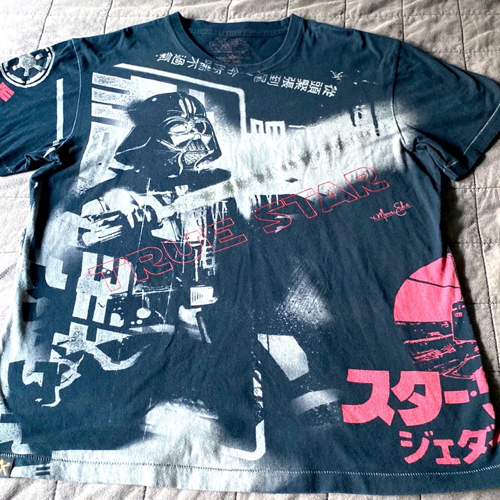 Vintage Marc Ecko Cut & Sew Starr Wars Storm Trooper Shirt | Size Large